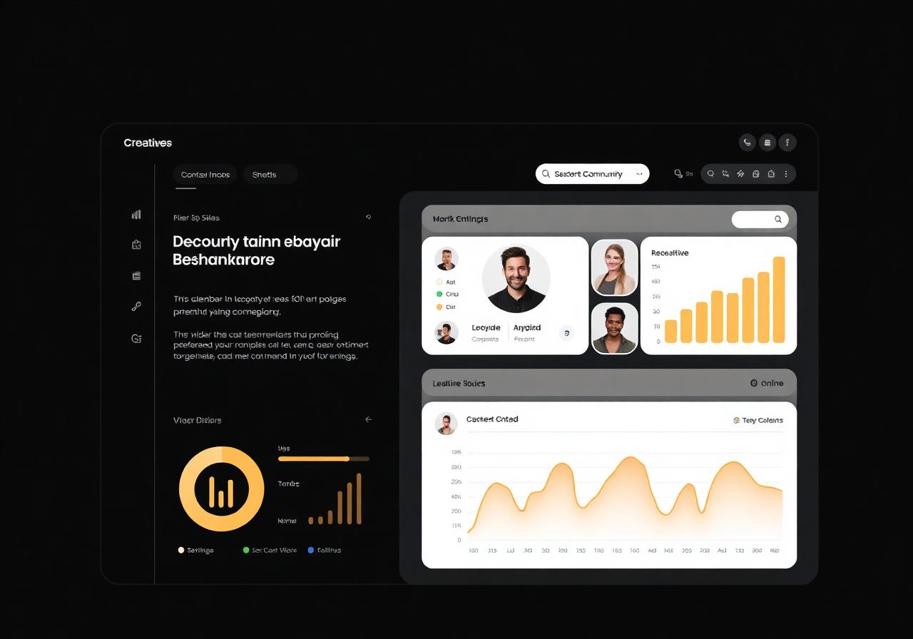 Aulas e dashboard da comunidade